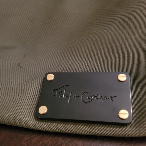 Foley & Corinna Fusion Expandable Weekender Bag Desert Green Liberated Leather - Picture 11 of 15